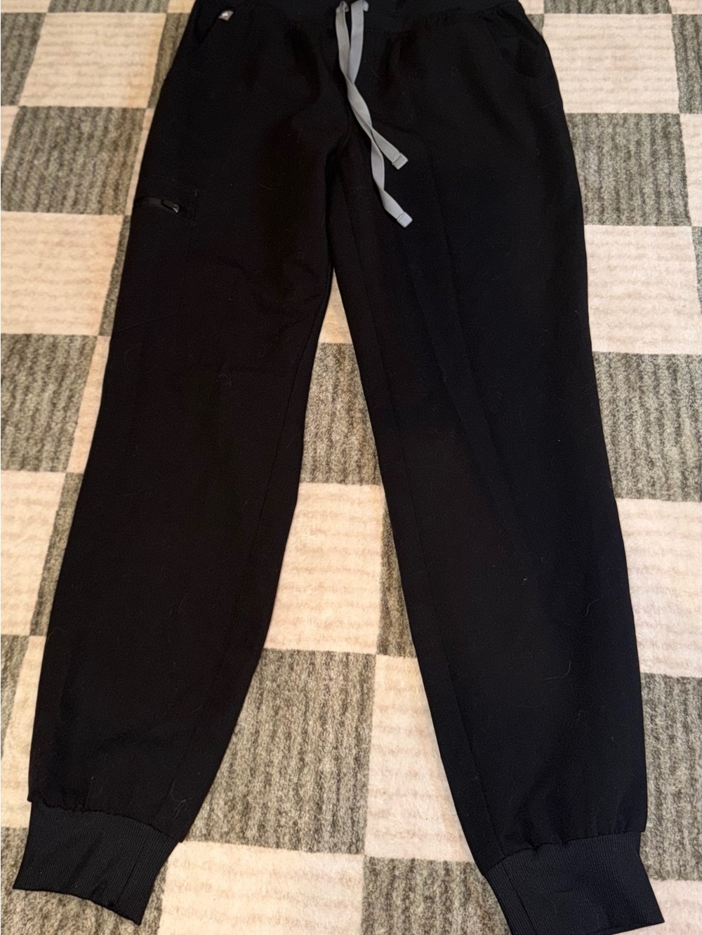 Women’s Black Jogger Pants with Drawstring